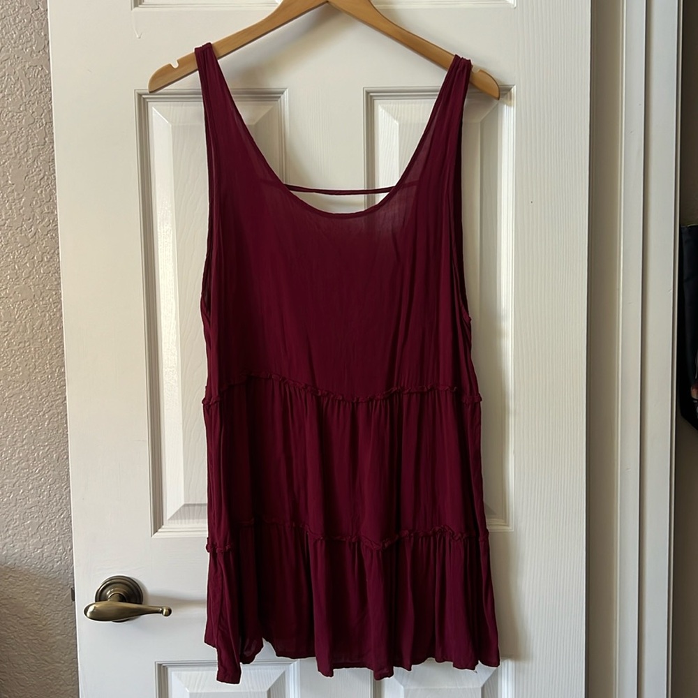 Wet Seal Flowy Red Dress, XL